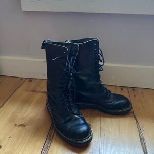 Dr Martens Black Combat Boots women’s